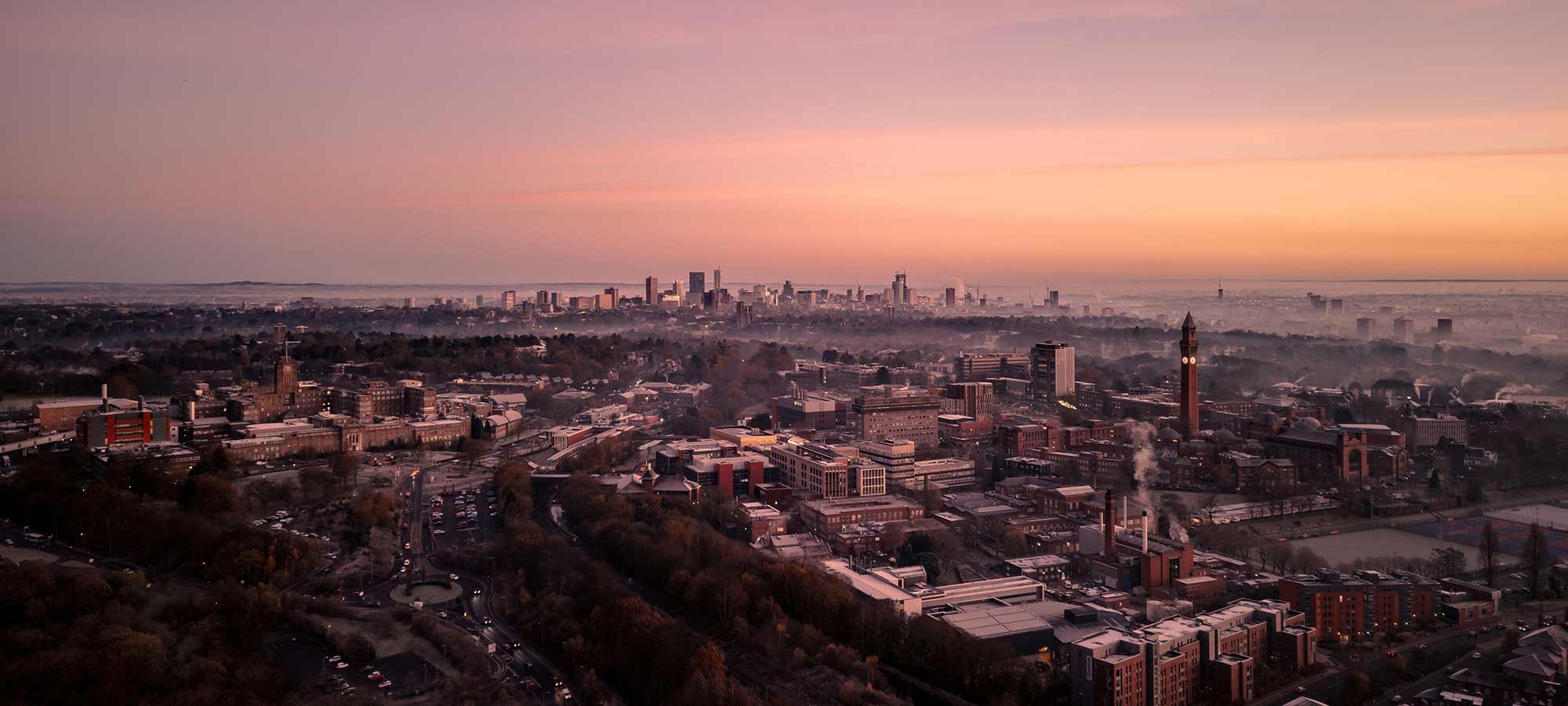 Skyline photo of Birmingham, UK